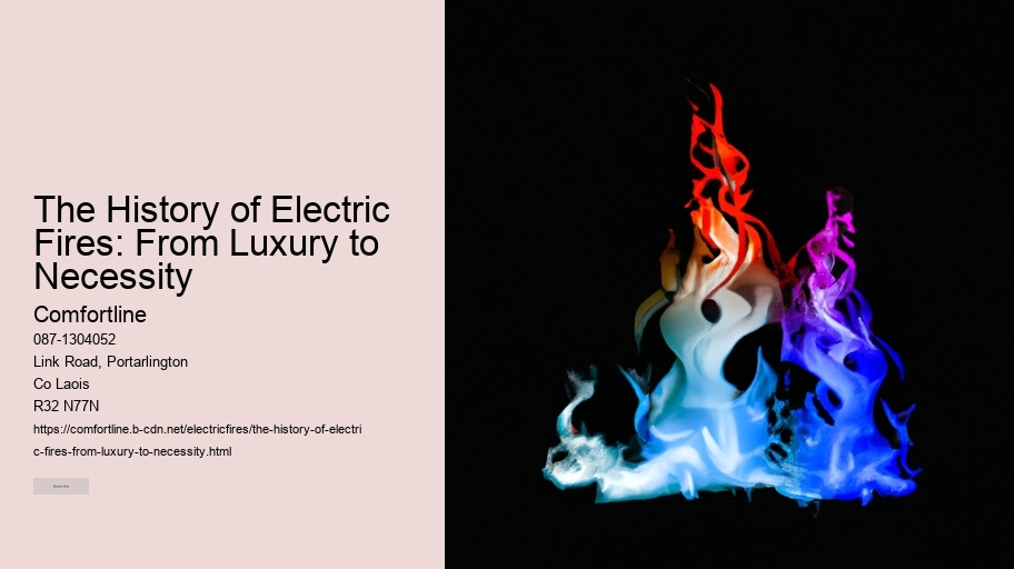 The History of Electric Fires: From Luxury to Necessity